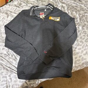 League Dark Gray Men's Zip Up Sweater